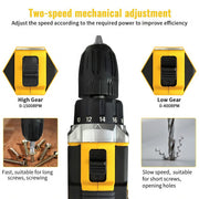 Cordless Drill, Impact Driver & Screwdriver Combo Kit for Home DIY – product detail 6