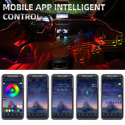 5-in-1/9-in-1 RGB Car Ambient Light Kit with App & Music Sync – product detail 4