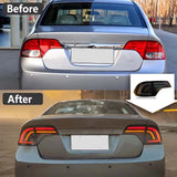 Pair Full LED Rear Tail Lights With Sequential Turn Signal For Honda Civic Sedan 2006–2011 Start up Animation Brake Lights Sequential Turn Signal Reverse Lamp product image