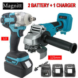 125mm Brushless Angle Grinder & Impact Wrench Combo Kit for Makita 18V Batteries – product detail 2