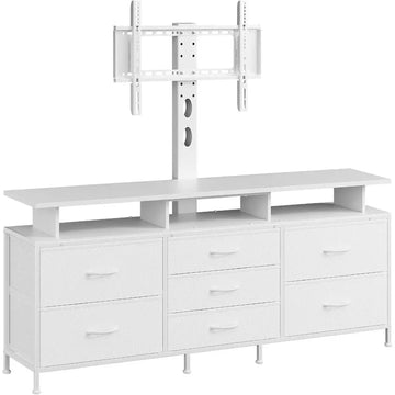 63 70 Inch Adjustable TV Stand with Mount, Entertainment Center for Living Room
