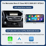 12.3-Inch Multimedia Display for Mercedes-Benz E-Class W212 with CarPlay – product detail 7