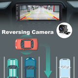 6.9-Inch Single-DIN Touchscreen Car Stereo with Wireless CarPlay & Bluetooth – product detail 4