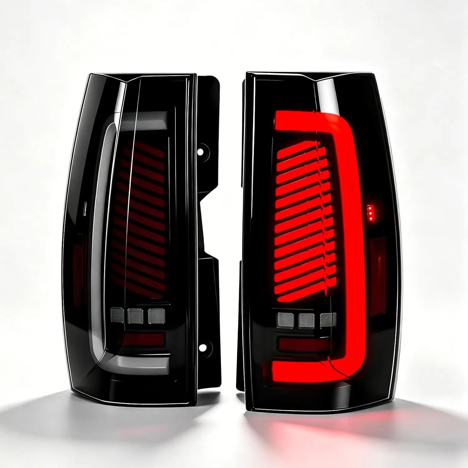 Sequential LED Tail Lights for Cadillac Escalade ESV 2007 – 2014 Animated Startup Taillight Dynamic Turn Signal Light Rear Lamps product image