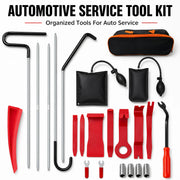 23-Piece Car Door Lockout Tool Kit with Air Wedge, Long-Reach Tools & Carrying Bag – product detail 2