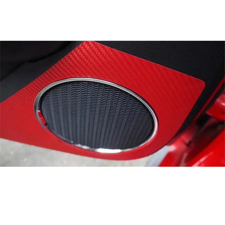 Carbon Fiber Door Anti-Kick Protection Sticker for Ford Mustang (2015-2021) | Sill Decal