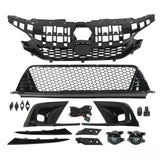 9-Piece Upper Lower Grille + LH&RH Fog Light Kits For Honda Civic Type-R 2022–2024 product image