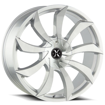 Xcess X01 Brushed Face Silver Wheel