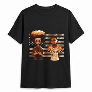 Boondocks graphic black T-shirt - professional front product view
