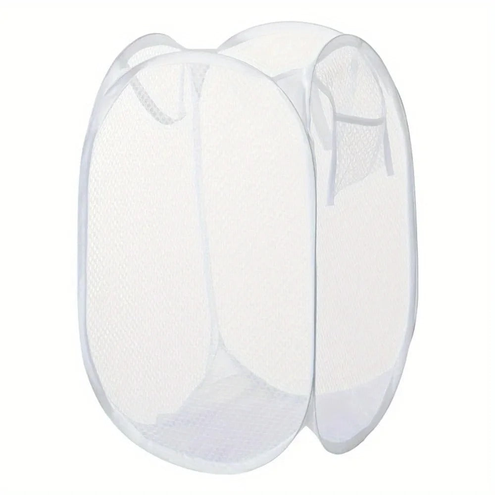 Mesh Foldable Laundry Hamper - Large Collapsible