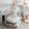 Mesh Foldable Laundry Hamper - Large Collapsible