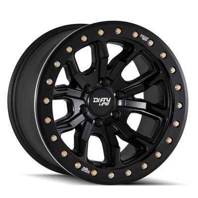 Dirty Life Wheels DT-1 Dual-Tek Series Matte Black Wheel – 17x9