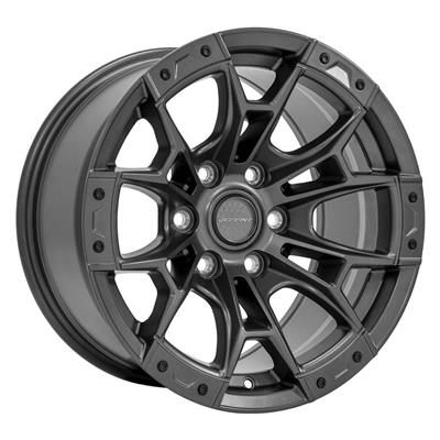 Defiant Wheels DF04 Dark Matte Charcoal Wheel – 17x9