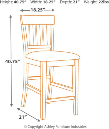 Haddigan 24 Inch Dark Brown Upholstered Bar Stool Set Of 2 – Barstools