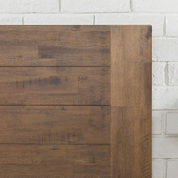 Queen Size Solid Wood Platform Bed Frame With Headboard