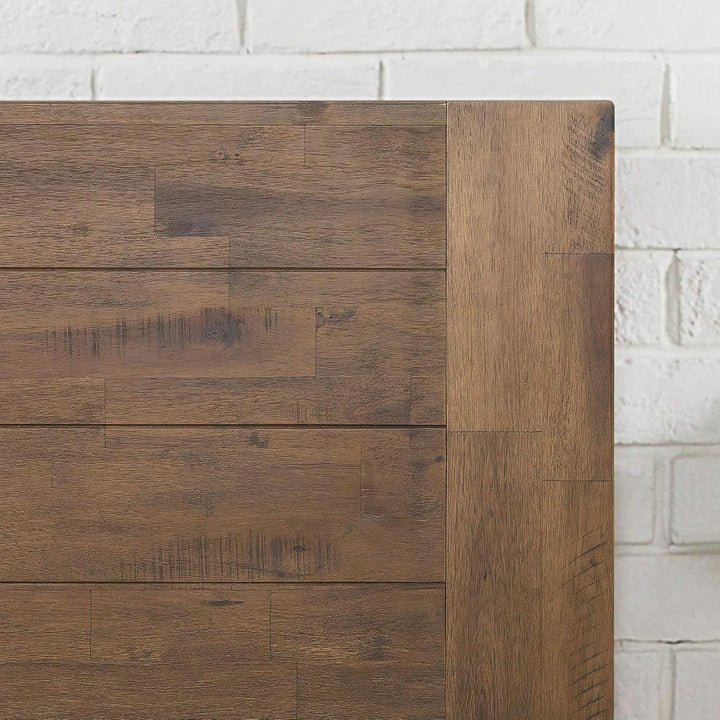 Queen Size Solid Wood Platform Bed Frame With Headboard