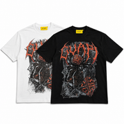 GUAPI black and white graphic T-shirts professional studio group view