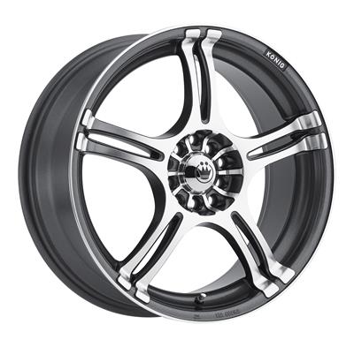 Konig Natural Aluminum Wheel – 13x5.5