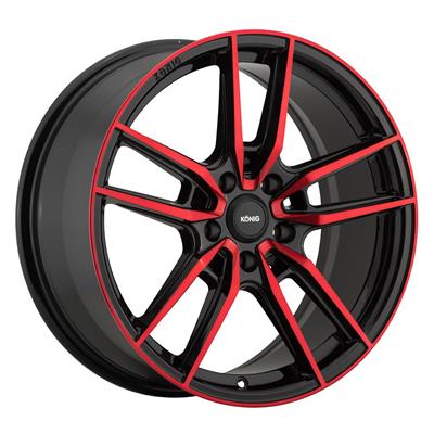 WHEELS ALUM GLOSS BLACK 17X8