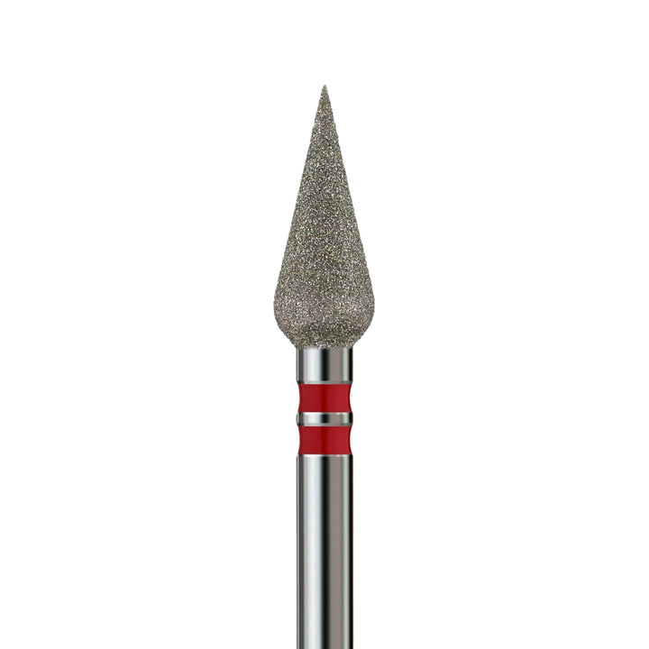 KVADRO Diamond Nail Drill Bit – Drop 0.50 mm – Red (#640)