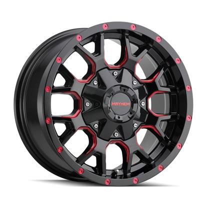 Mayhem Machined Black Wheel – 17x9