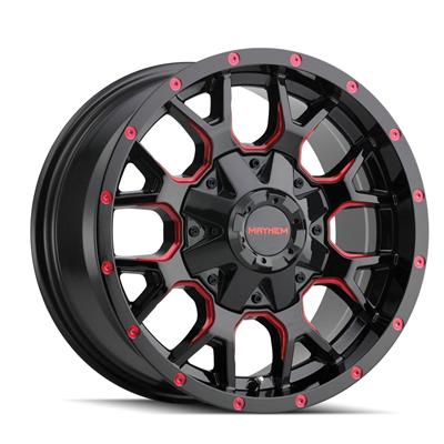Mayhem Warrior 8015 Series Gloss Black Wheel – 17x9