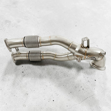 2.5T Race Downpipe For 2018+ Audi RS3 8V, RS3 8Y & TTRS 8S | Palenon Performance