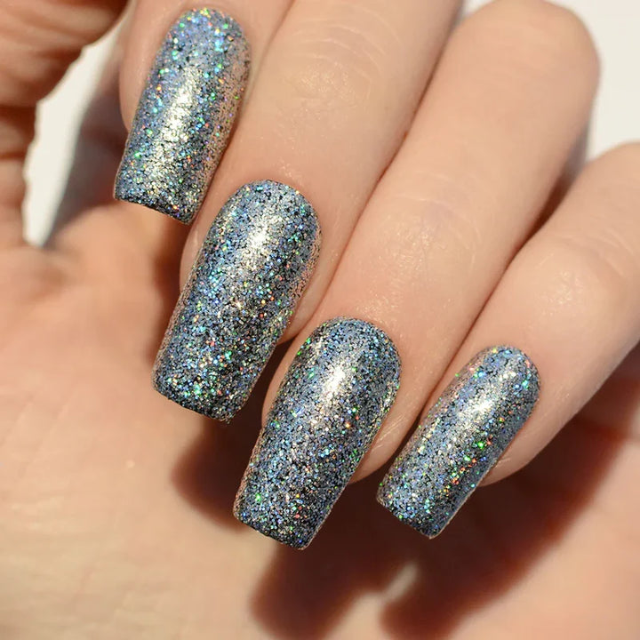 Pink Mask - Holographic Glitter #6