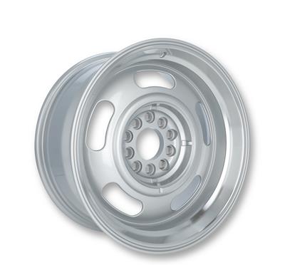 Rev Wheels 107 Classic Rally Series Silver Wheels
