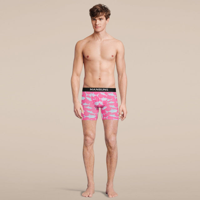 Men's Baby Shark Boxer Brief Underwear with Pouch – Boxer Briefs