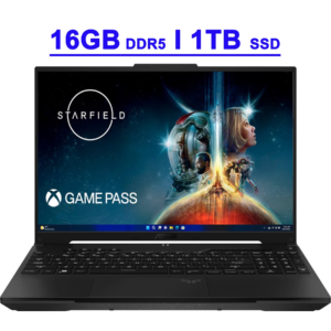 TUF Gaming A16 Premium Laptop 16" FHD+ 165Hz 7Ms 100% Srgb AMD 8-Core Ryzen 7 7735HS 16GB DDR5 1TB SSD Radeon RX 7700S 8GB Graphic Backlit USB-C USB4 Fast Charging Win11 Black