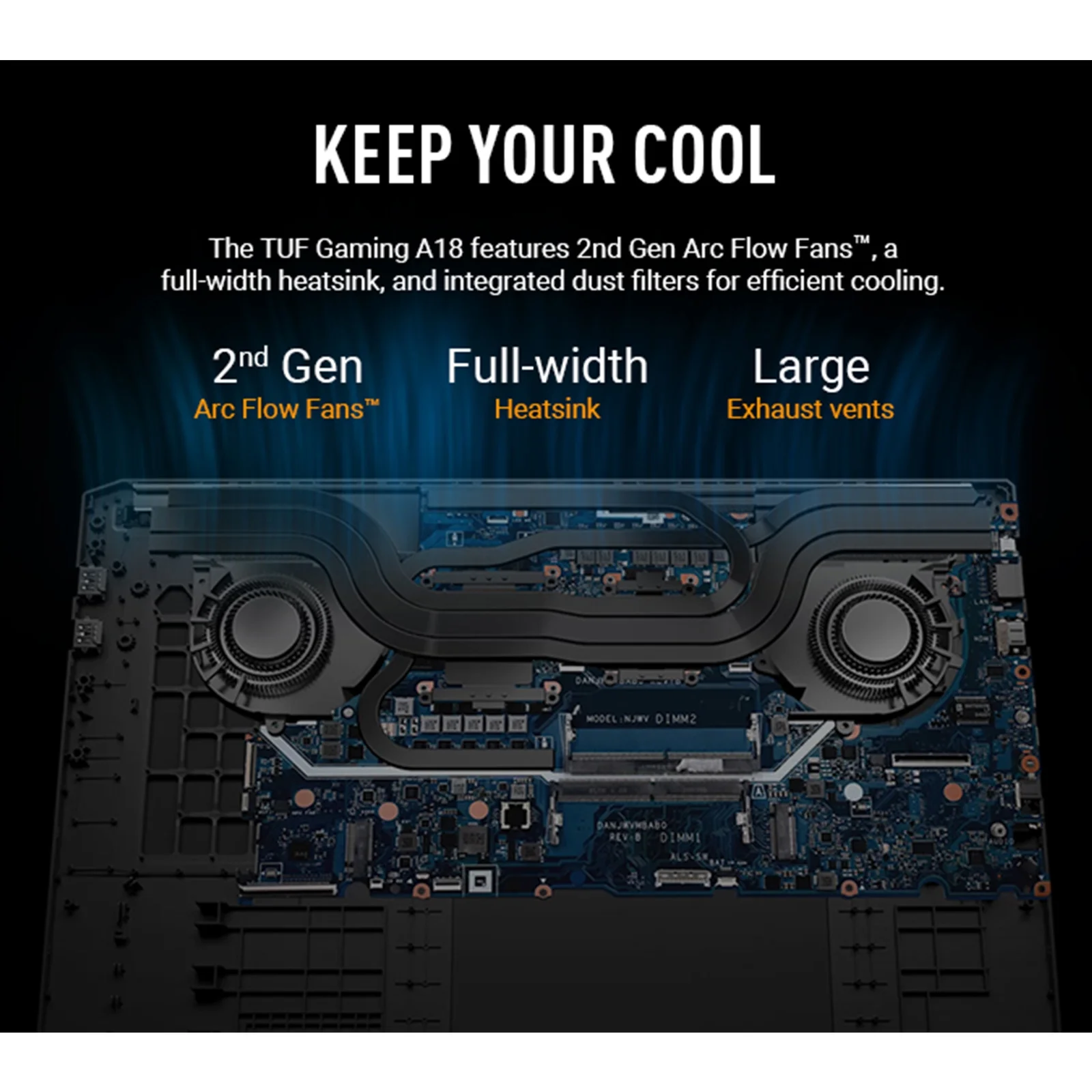 TUF Gaming Laptop A18 Inch - NVIDIA RTX 5060 - AMD Ryzen 7 260 - 18" WUXGA Display 144Hz - 32GB RAM - 1TB Pcie SSD -RGB Backlit Keyboard - Thunderbolt 4 - FHD Camera - Windows 11 - Image 5