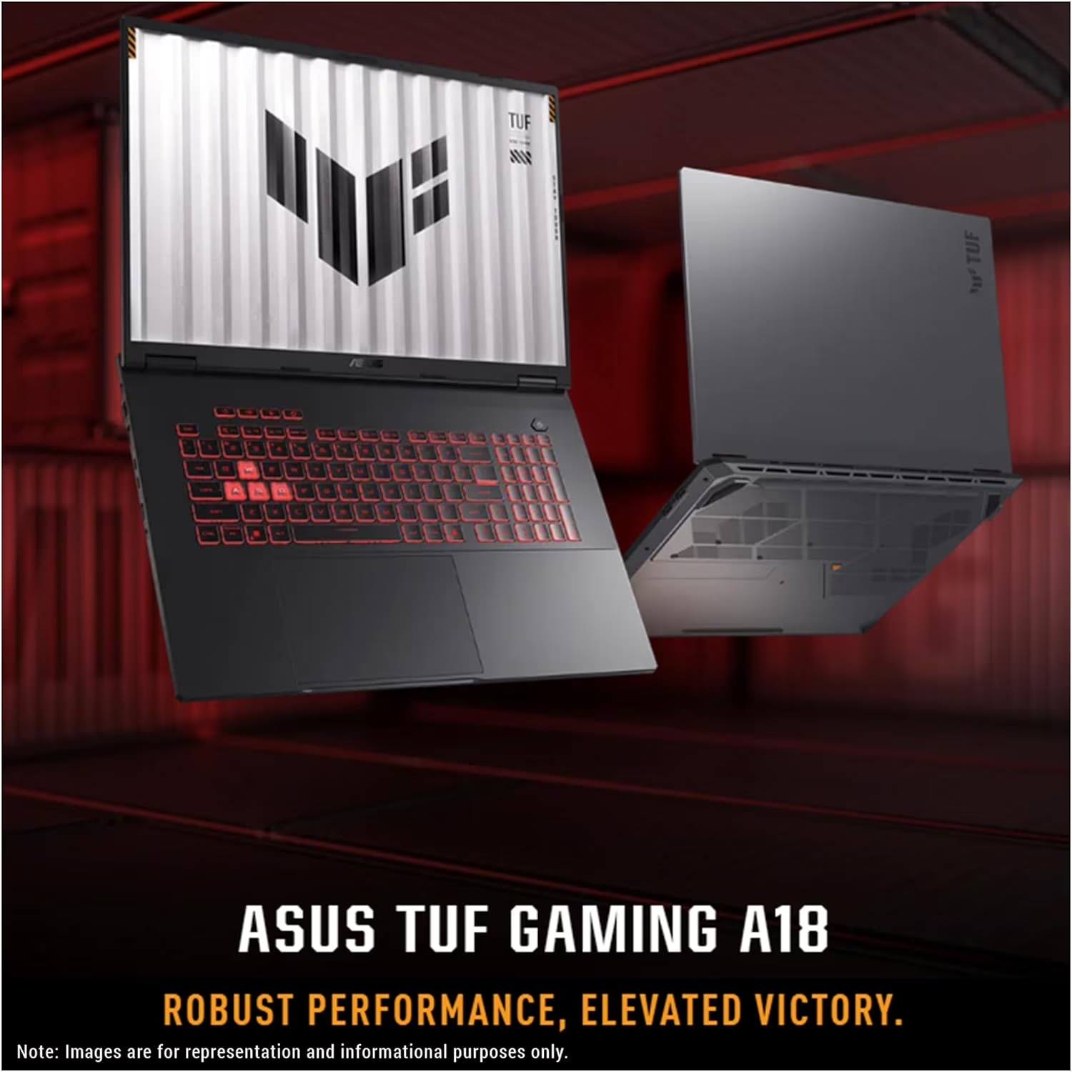 TUF Gaming Laptop A18 Inch - NVIDIA RTX 5060 - AMD Ryzen 7 260 - 18" WUXGA Display 144Hz - 32GB RAM - 1TB Pcie SSD -RGB Backlit Keyboard - Thunderbolt 4 - FHD Camera - Windows 11 - Image 2